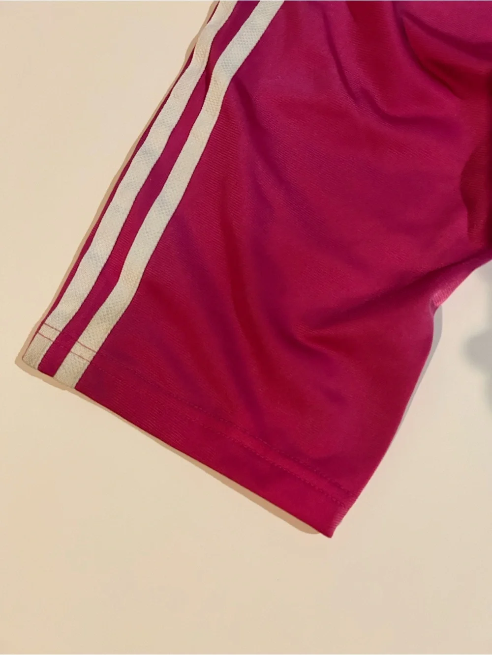 adidas Fuchsia Pink Three-Stripe Track Jacket and Pants Set